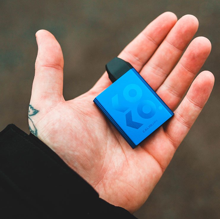 Vape Pen in Palm of Hand
